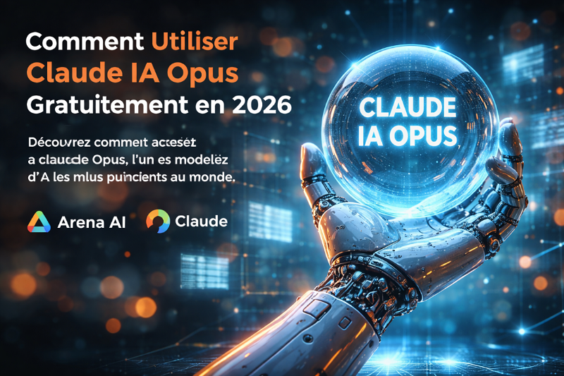 Comment Utiliser Claude IA Opus Gratuitement en 2026 : Claude Opus est l'un des modèles d'intelligence artificielle les plus puissants au monde — mais il est payant. Peut-on vraiment y accéder sans payer ? Ce guide complet, honnête et pratique vous montre exactement comment tester Claude Opus gratuitement via Arena AI et d'autres plateformes, avec les limites réelles, les meilleures pratiques et les prompts qui fonctionnent. 
